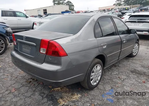 2004 Honda Civic Lx from USA, damaged, VIN 2HGES16534H624192